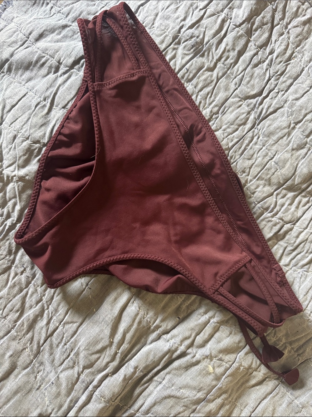 lululemon athletica Women's Solid Maroon Bikini Bottoms
